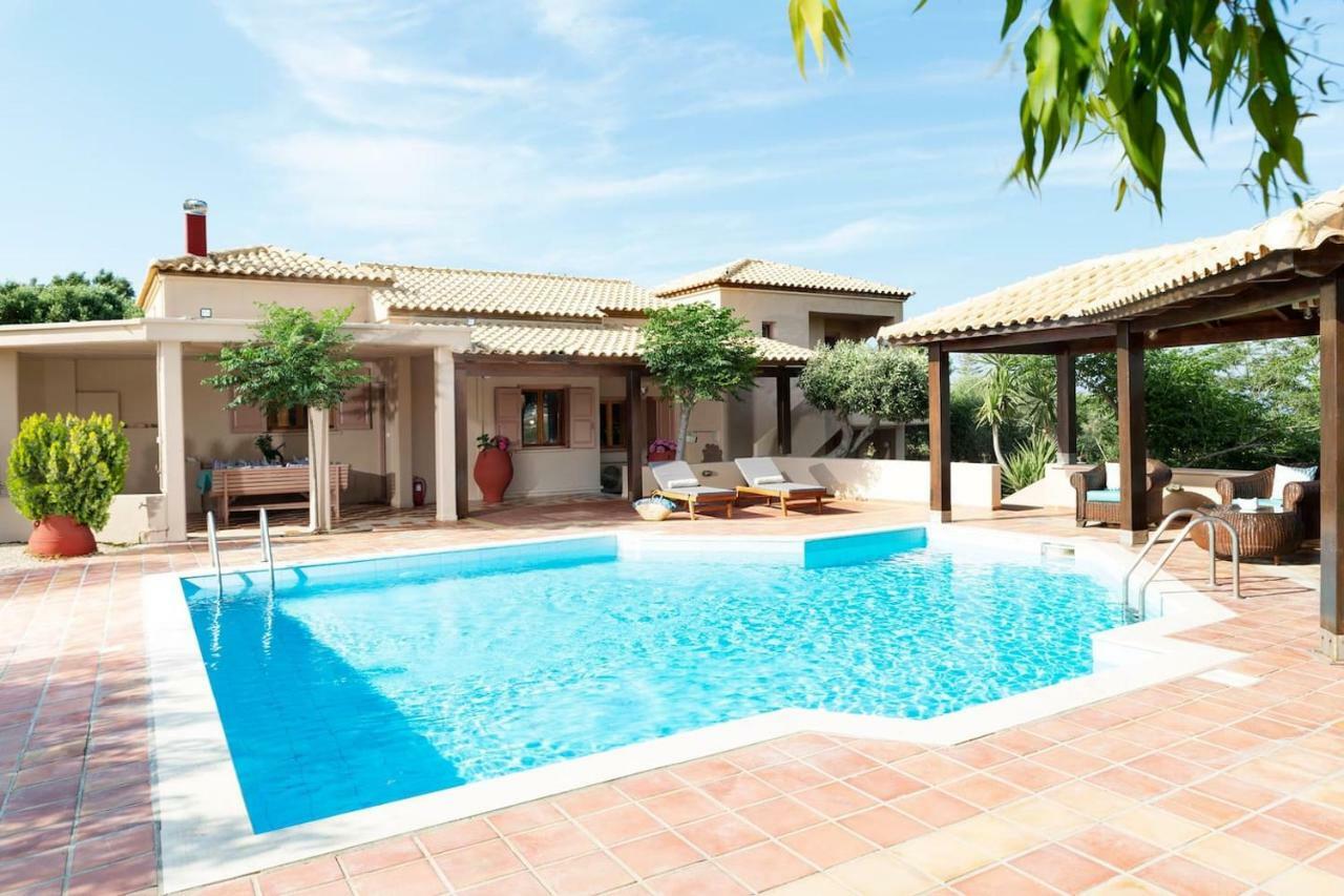 White Sand Villa. Spacious Villa With Prive Pool. Agia Pelagia Exteriér fotografie