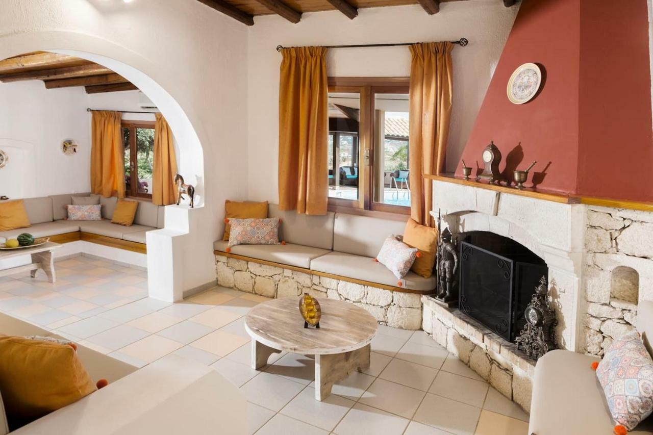 White Sand Villa. Spacious Villa With Prive Pool. Agia Pelagia Exteriér fotografie