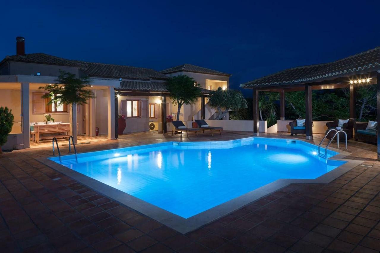 White Sand Villa. Spacious Villa With Prive Pool. Agia Pelagia Exteriér fotografie